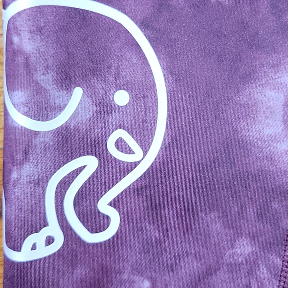 Ivory Ella purple reddish high waisted tie dye leggings xs - Picture 3 of 13